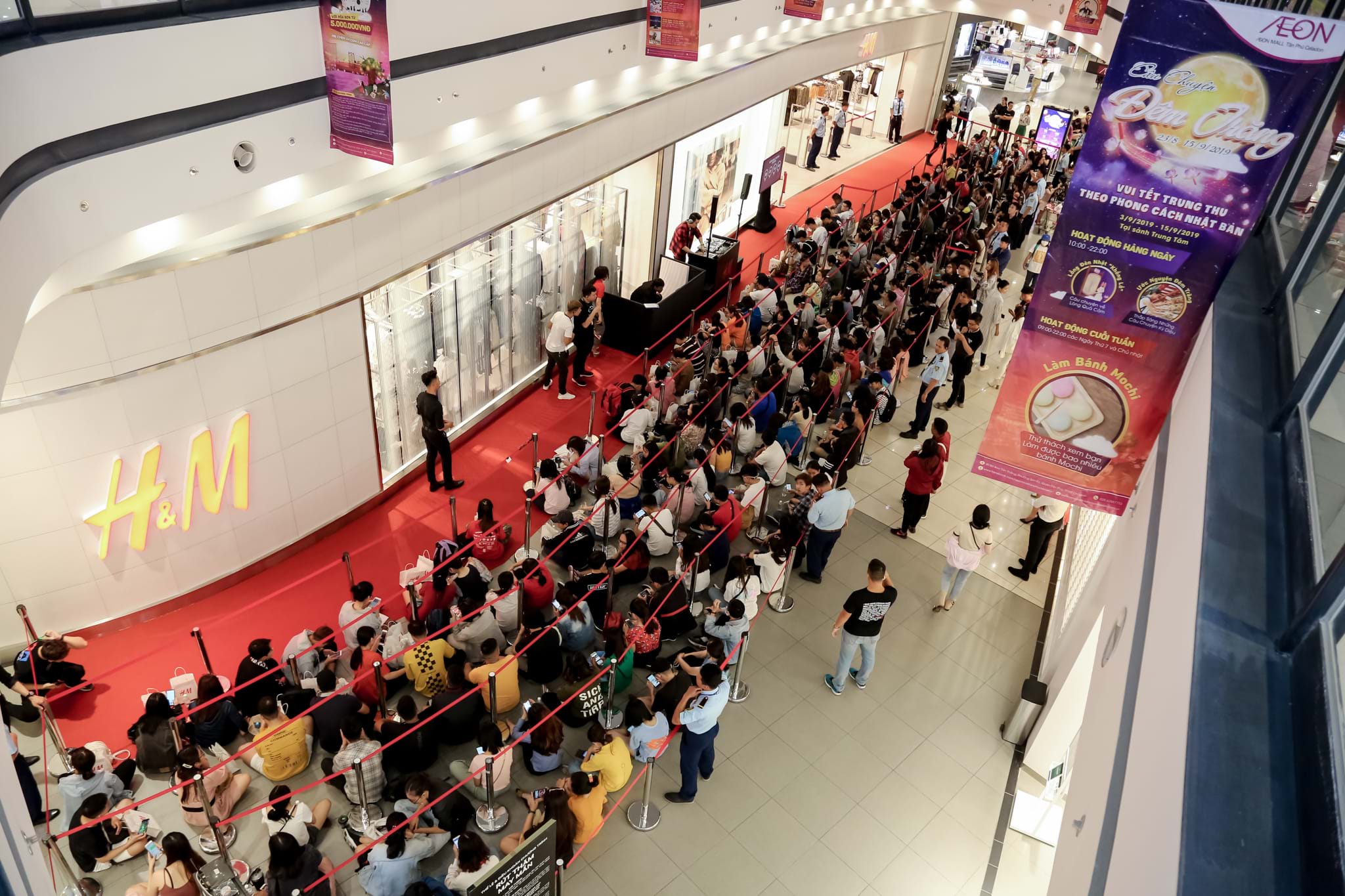 Sự kiện Khai trương H&M tại TP. Hồ Chí Minh do công ty quảng cáo ZEE triển khai